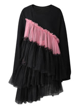 HEYFANCYSTYLE Women's Luxury Mesh Ruffle Unique Top Shirt, Elegant for Special Occasions